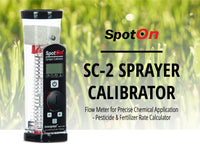 Thumbnail for SpotOn SC-2 Sprayer Calibrator - Quickly Check Flow Rate of Sprayer Nozzles. Digital Nozzle Flow Meter for Precise Chemical Application - Pesticide & Fertilizer Rate Calculator -