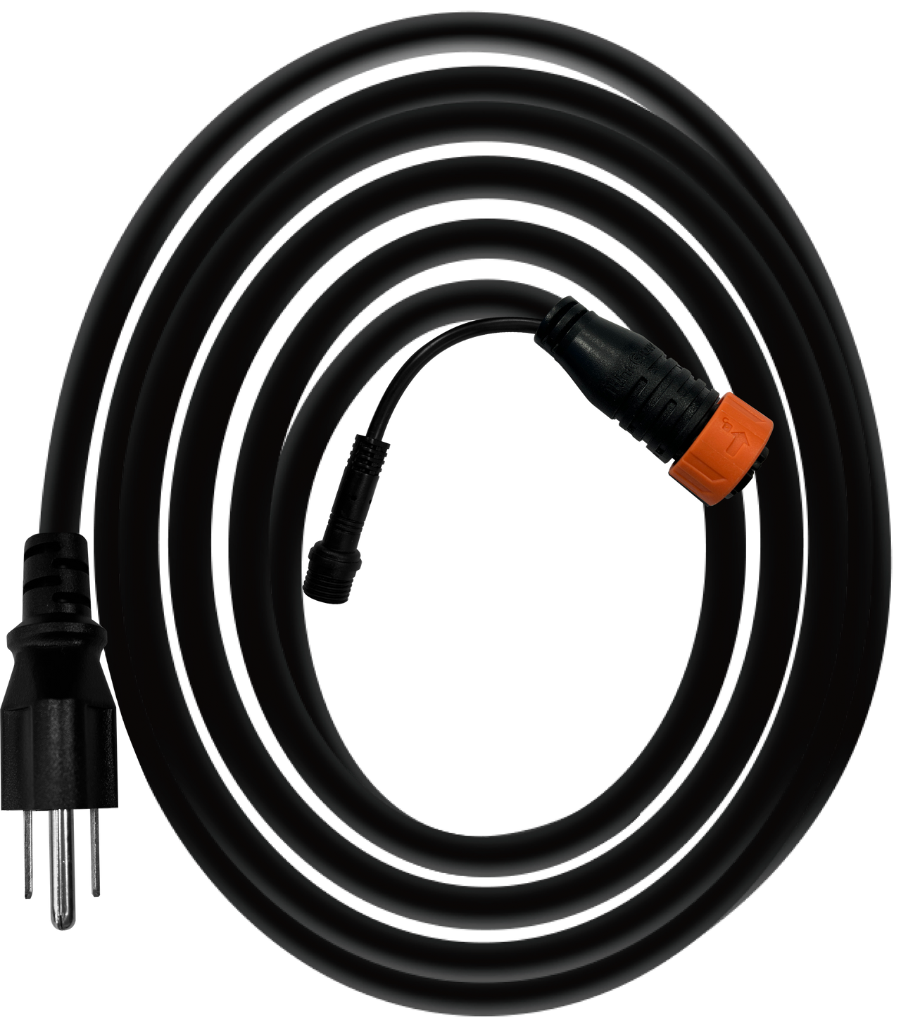 ThinkGrow TDC-120 7ft Splitter Power Cord for Model One LED System with NEMA 5-15 Plug.