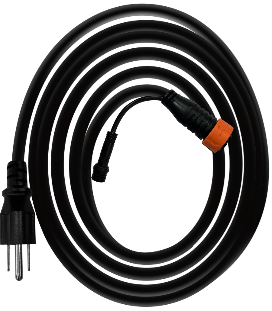 ThinkGrow TDC-120 7ft Splitter Power Cord for Model One LED System with NEMA 5-15 Plug.