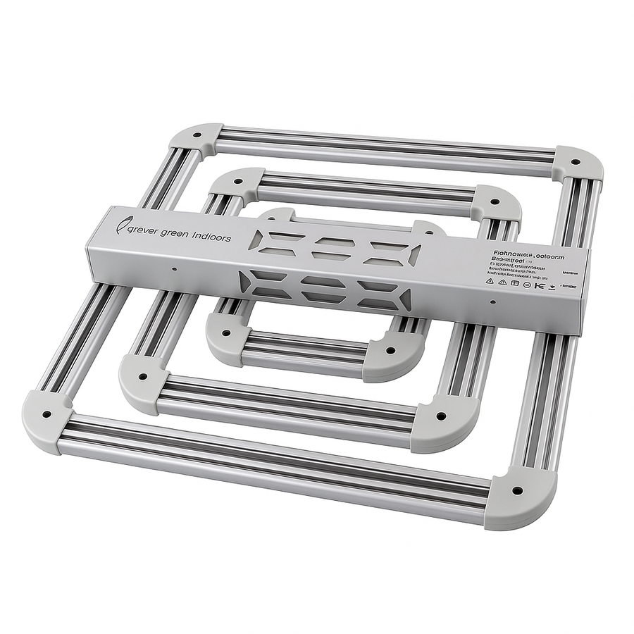 FGI Square 3 320W Full Spectrum LED Grow Light. Includes Far Red Spectrum, Manual Dimming.