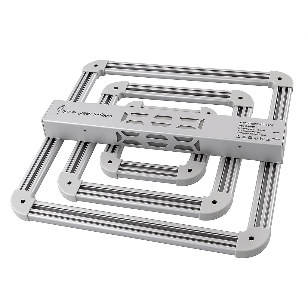 Ideal LED grow light for a 3 x 3 grow base by forever evergreen indoors. 320 W of super bright photosynthetic power.