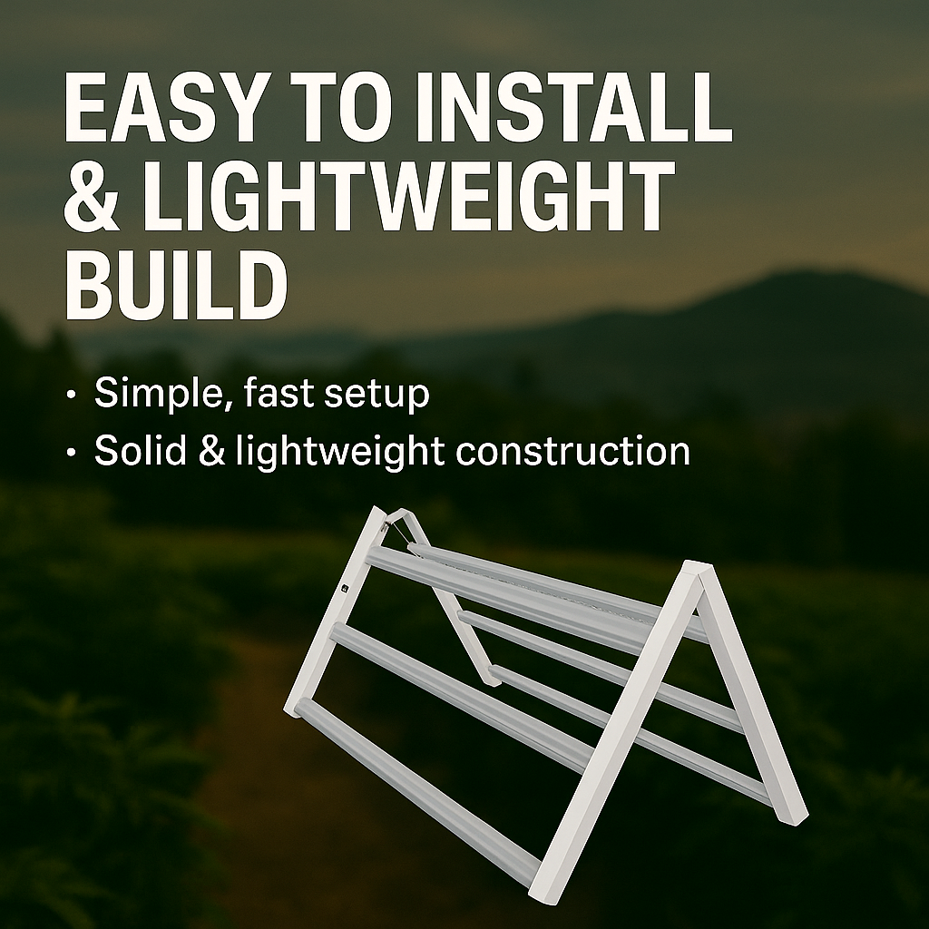 New! CTB-6 Bar 720W Integrated Driver-on-Board LED Grow Light – 2.6 µmol/J Full-Spectrum, ETL & DLC Listed, Plug-and-Grow Design for 4×4 Canopy. 220V+ input. No 110V.