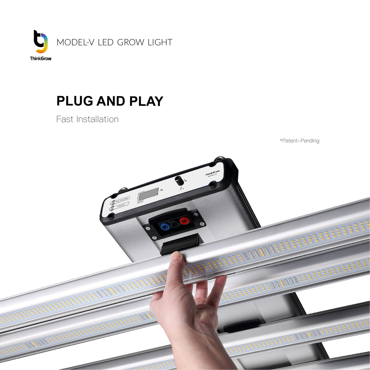 ThinkGrow Model-W 630W Full Spectrum LED Grow Light