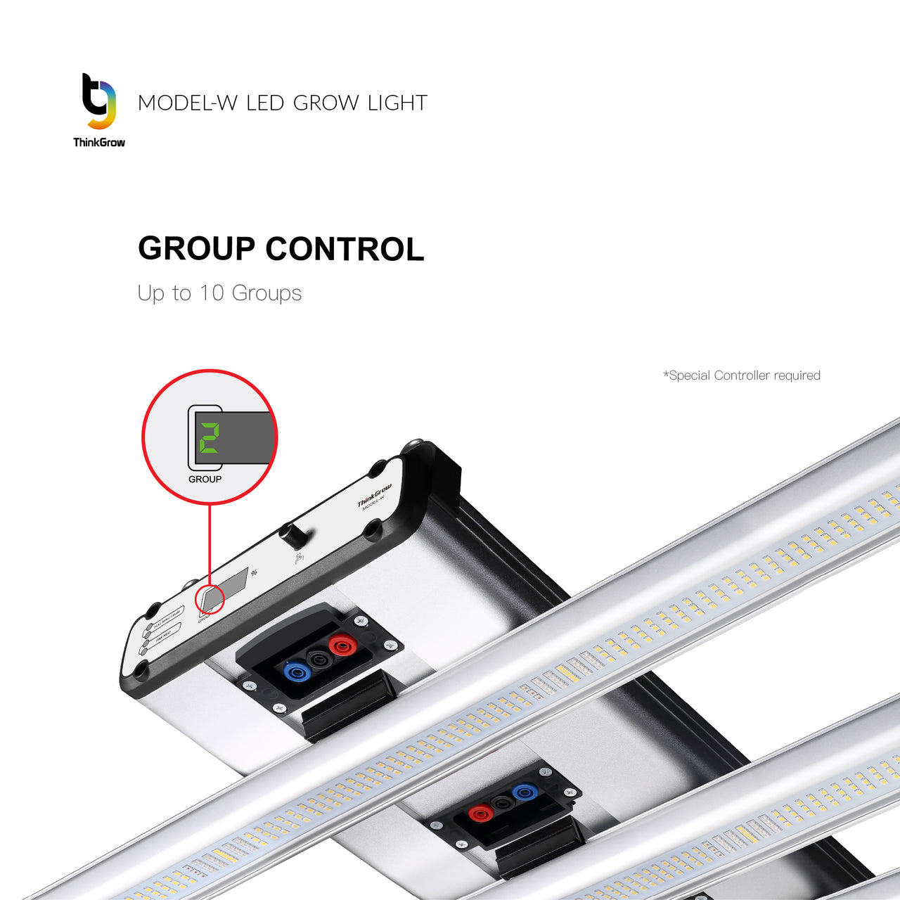 ThinkGrow Model-W 630W Full Spectrum LED Grow Light