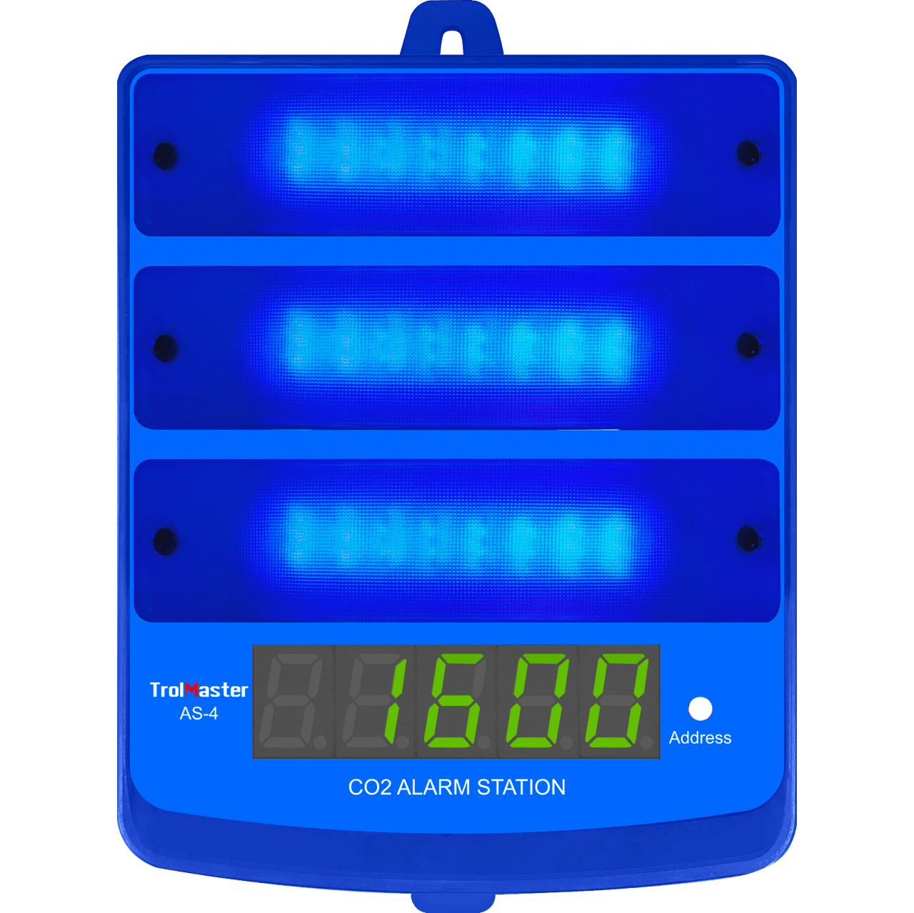 TrolMaster AS-4 CO2 Alarm Station Blue — view 2