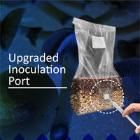 Thumbnail for Ace of Spades Large Mushroom Grow Bag. 8mil with double wall Injection Port. 300 total bags. - Forever Green Indoors