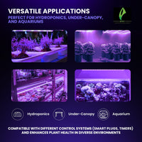 Thumbnail for FGI UVA LED Grow Light Bundle. 380nm blue spectrum. Waterproof IP - 68 44” Long. Premium quality. - Forever Green Indoors