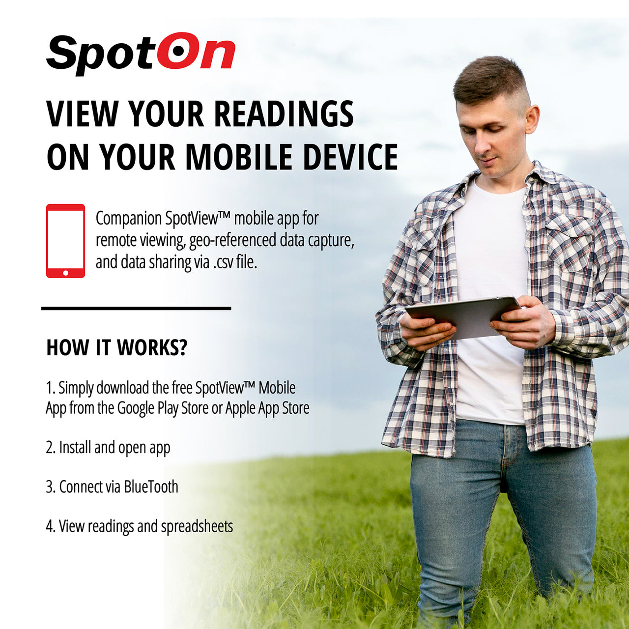 SpotOn Pocket Soil Moisture, EC and Temperature Meter with Bluetooth App Connectivity. For analyzing issues in grow medium watering and feeding.