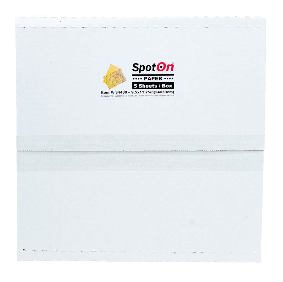 SpotOn 9”x12” Water Sensitive Paper: Sprayer Calibration 5 Sheets - Water Sensitive Paper
