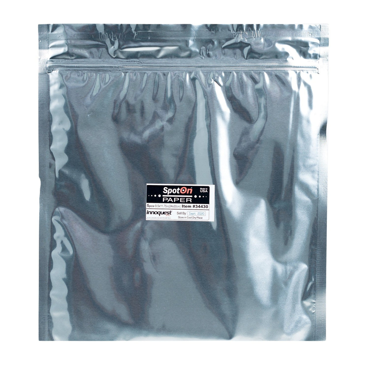 SpotOn 9”x12” Water Sensitive Paper: Sprayer Calibration 5 Sheets - Water Sensitive Paper - Forever Green Indoors
