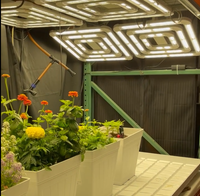 Thumbnail for Prix ​​de vente : FGI Square 3 LED Grow Light, spectre étendu PAR 400-760 nm, gradation intégrée. Types de plantes plein soleil.