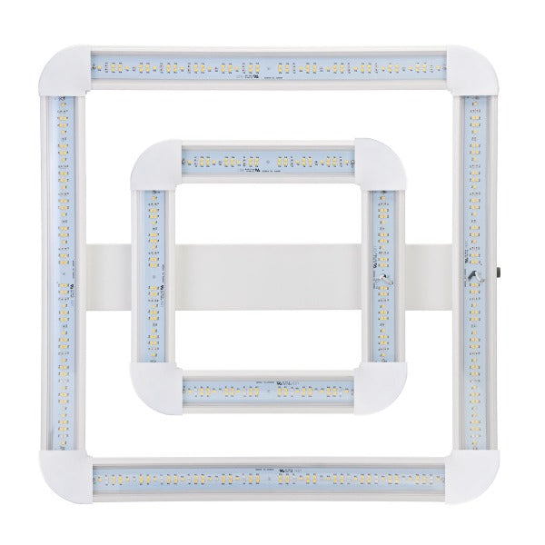 Square 2 LED Grow Light. 220W. High Output. 2'x2'. With Far Red Too.