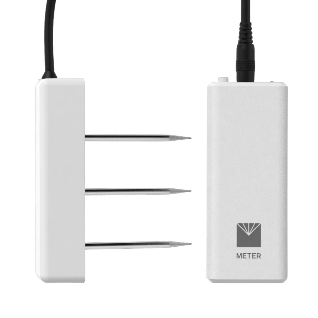 Aroya Solus Soil Moisture Meter. Scientific grade 3 in 1 soil moisture analysis spot meter. Measures EC, Temperature, Water Content Sensor. - Forever Green Indoors