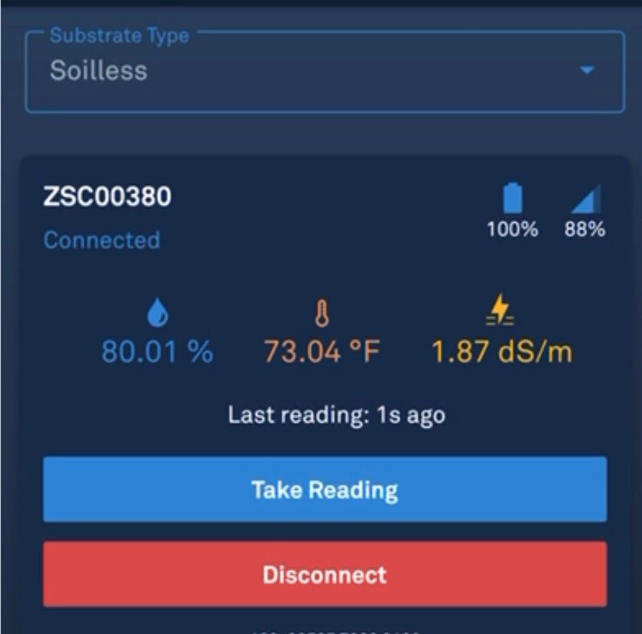 Aroya Solus Soil Moisture Meter. Scientific grade 3 in 1 soil moisture analysis spot meter. Measures EC, Temperature, Water Content Sensor. - Forever Green Indoors