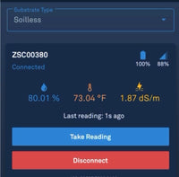 Thumbnail for Aroya Solus Soil Moisture Meter. Scientific grade 3 in 1 soil moisture analysis spot meter. Measures EC, Temperature, Water Content Sensor. - Forever Green Indoors