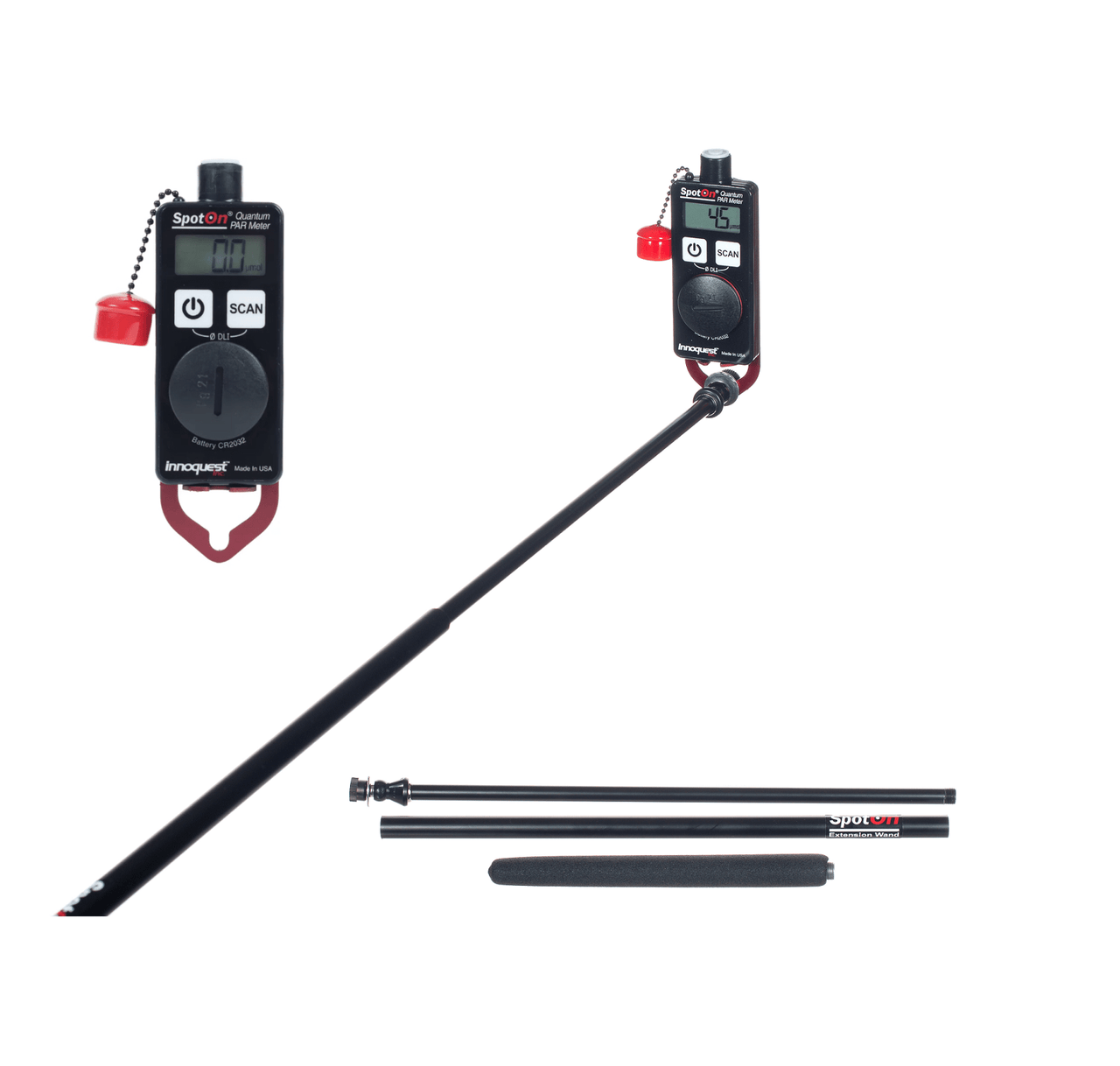 SpotOn Quantum Par Meter Extension Wand - Forever Green Indoors